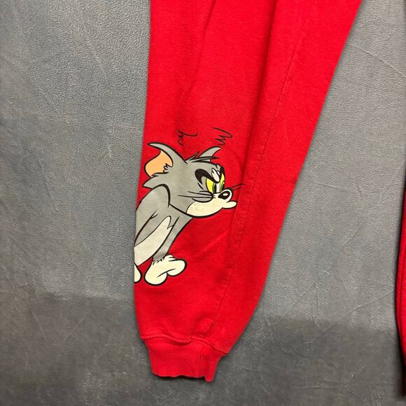 Tom & Jerry Sweatpants Joggers Short Pants Kids Medium Graphic Print Kidcore - Picture 8 of 9